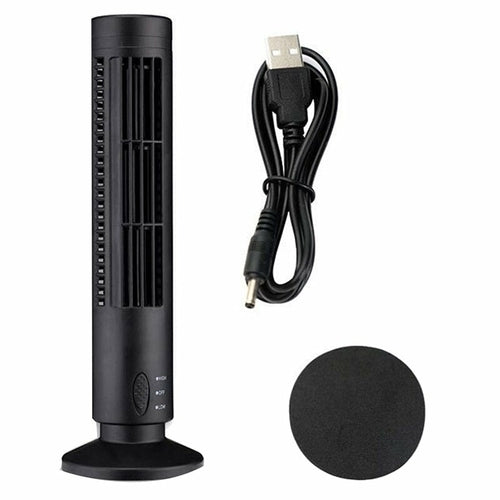 Small Portable Quiet Bladeless 2 Speed Electric Fan