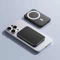 C17 Gold Power Bank with Magnetic Wireless Fast Charging and Compact