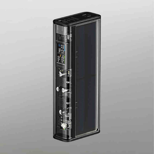 Large Capacity Portable Power Bank with Fast Charging and Transparent