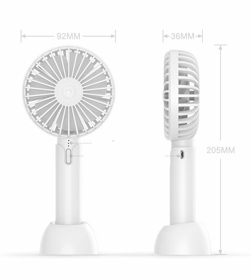 Handheld Mini Silent Desktop Small Electric Fan
